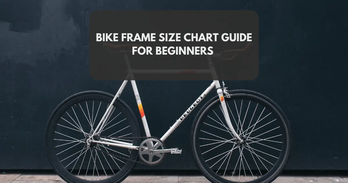 Bike Frame Size Chart How To Choose Correct Bike Size