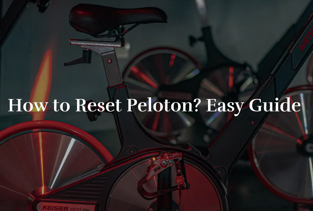 How to reset Peloton